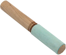 Load image into Gallery viewer, Tibetan Hard Wood Singing Bowl Suede Wrapped Striker Mallet - DharmaObjects
