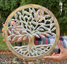 Load image into Gallery viewer, Handcrafted Wooden Tree of Life Wall Decor Hanging Art