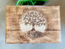 Load image into Gallery viewer, Large Hand Carved Solid Wooden Meditation Altar Table (Tree Of Life)