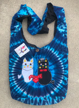Load image into Gallery viewer, Tie Dye Hippie Hobo Crossbody Kitty Bag Purse Nepal