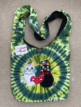 Load image into Gallery viewer, Tie Dye Hippie Hobo Crossbody Kitty Bag Purse Nepal